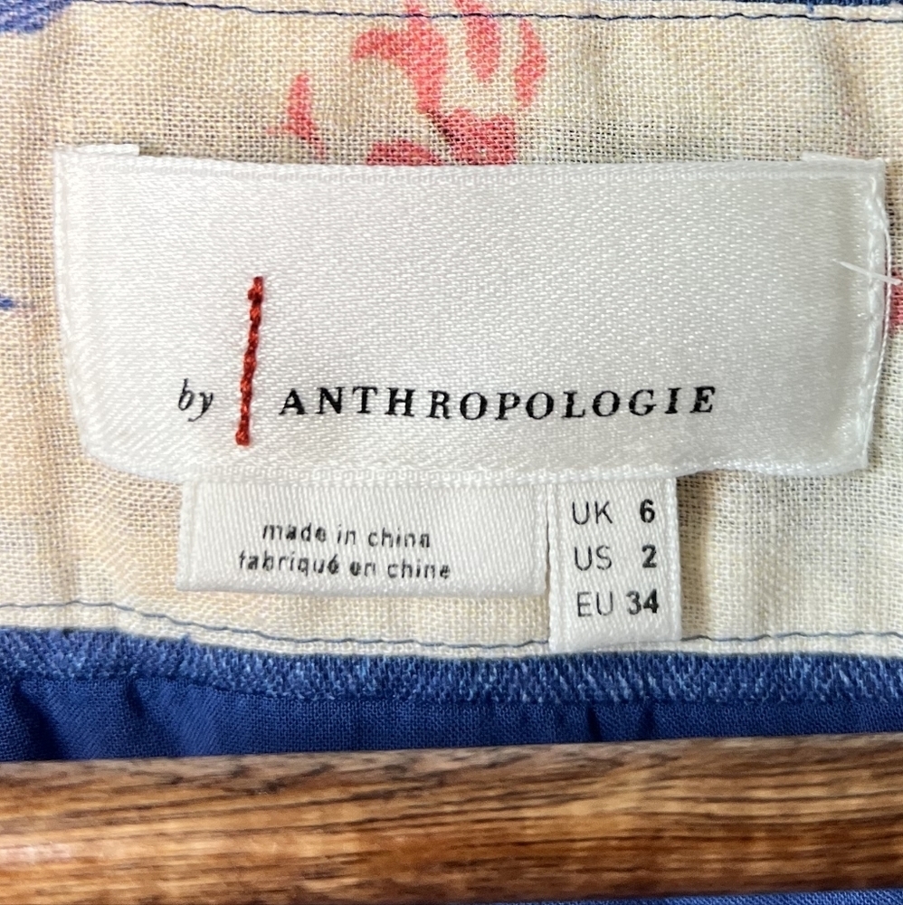 Athropologie Camellia Collared Dress size 2‎ women’s - Picture 4 of 15